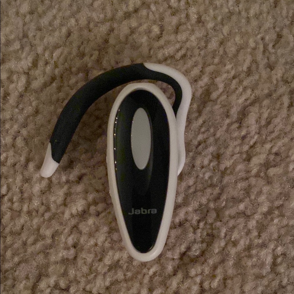 Jabra Black and White Bluetooth Headset in original box